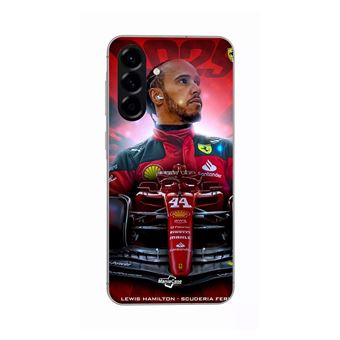 Capa Maniacase para Samsung Galaxy A36 | Lewis Hamilton Ferrari oficial - 1