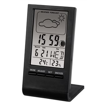 Estações meteorológicas digitais Hama TH-100 Preto Bateria