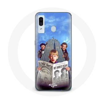 Capa Maniacase para Samsung Galaxy A20E Home Alone Mãe Eu Perdi O Avião de Novo - 1