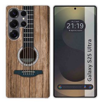 Capa TUMUNDOSMARTPHONE de silicone para Samsung Galaxy S25 Ultra 5G Design de madeira 11 desenhos - 1