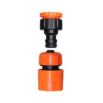 Conjunto de Ligação para Torneira Goeik com Conetor Rápido para Mangueira - Laranja - 1