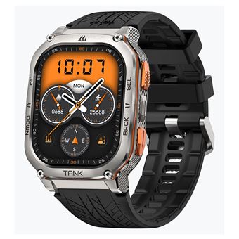 Smartwatch KOSPET TANK M3 ULTRA | Prateado, Preto - 1