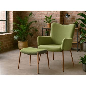 Cadeirão Ideia Home Design Confort com Apoio de Pés | Verde - 1