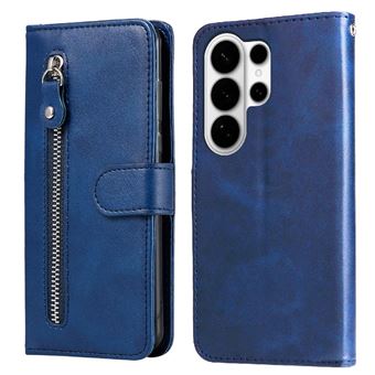 Capa ZURSANA para Samsung Galaxy S26 Ultra | Couro | Flip | Ranhuras para Cartões | Fecho Magnético | Azul - 1