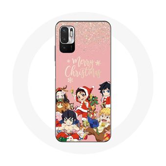 Capa Maniacase para Xiaomipoco M3 Pro demon Slayer Merry Christmas Anexar Anime Manga - 1