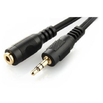 Cabo de Áudio Gembird 3.5 mm stereo audio extension cable, 5 m | Preto - 1