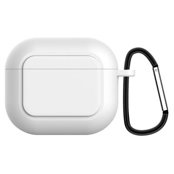 Capa silicone com fivela de pendurar, branco Magunivers para AirPods 3 - 1