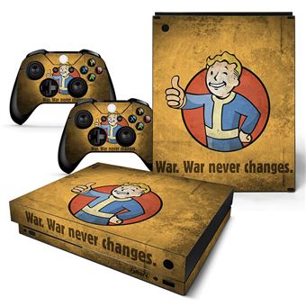 Xbox X Fallout Theme Autocolantes de Proteção HSMY para Consola e Comando Microsoft Xbox X ...