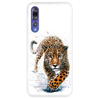 Capa Hapdey para Huawei P20 Pro - P20 Plus Design Onça em Silicone Flexível e TPU