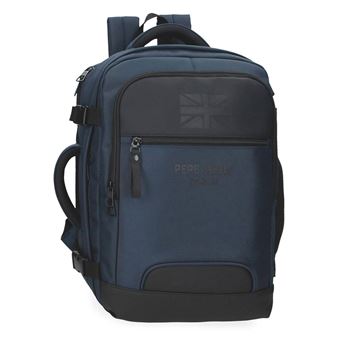 Mochila para Portátil 15,6'' e Tablet 12'' Pepe Jeans Bromley 24 Azul | Adaptável a Trolley - 1