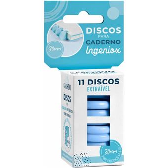 Discos para Caderno Ingeniox 66144010 - Azul - 1