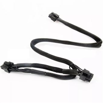 Cabo PCI-E 8 Pinos para Duplo 8 (6+2) Pinos Orysin – Compatível com Fontes Modulares CORSAIR, ANTEC e Thermaltake - 1