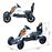 Kart HomCom 3-12 Anos 122x60x70 cm Rodas Borracha_2