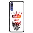 Capa Hapdey para Huawei P20 Pro - P20 Plus Design Viva como um Rei em Silicone Flexível e TPU Preto