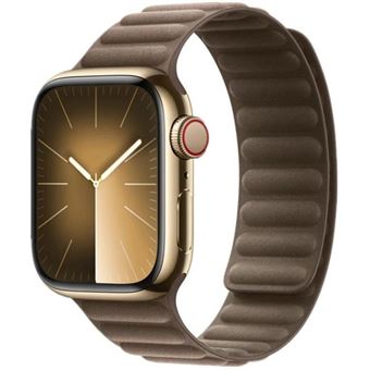 Bracelete elos magnética em tecido Antiimpacto para Apple Watch Series 10 42mm | Taupe - 1