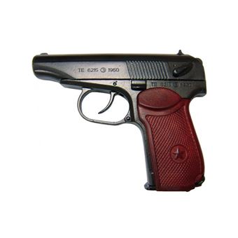 Réplica de Pistola Denix PM Pistolet Makarova desenhada por Makarov na Rússia no ano de 1951 de metal - 1