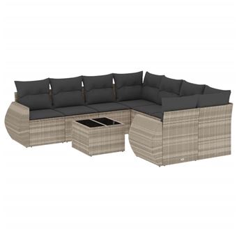Conjunto de Mobiliário de Exterior VidaXL 3253499 - 1