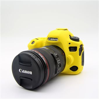 Capa de Silicone Magunivers amarelo para Canon EOS 6D Mark II - 1