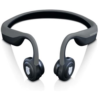 Auscultadores Bluetooth Lenco HBC-200GY | Preto - 1