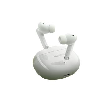 Auriculares Wireless Ugreen WS200 | 10mm | 30h | Type-C | Bluetooth5.3 | IPX5 | Branco - 1