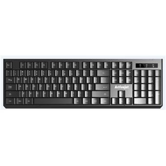 Teclado Wireless Activejet K-3911W | Idioma: Inglês US | Preto - 1