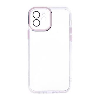 Capa skyhe para Apple iPhone 12 | Clear Chrome Close | Transparente + Rosa - 1