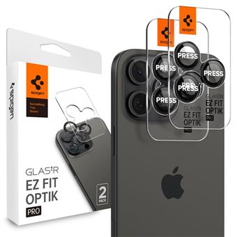 Película Spigen para Iphone 14 Pro / Max / 15 Pro / Max / 16 Pro / Max / 17 Pro / Max | Preto - 1