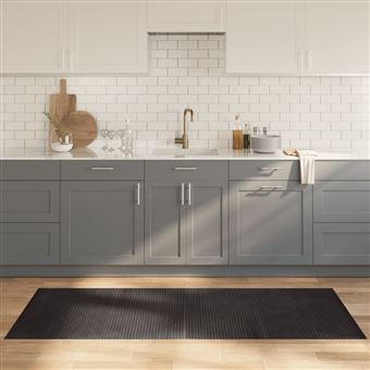 Tapete retangular vidaXL | 80x200 cm | bambu castanho-escuro - 1
