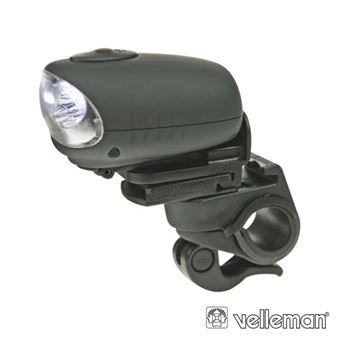 Luz De Segurança Velleman Para Bicicletas com 3 Leds - 1