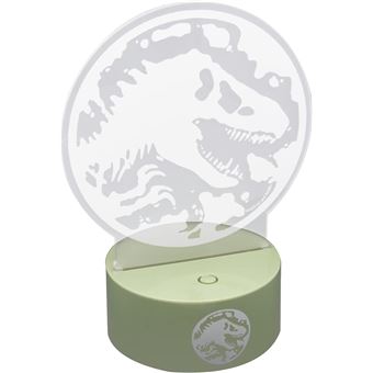 Lâmpada LED Joy Toy Stencil Jurassic World | Logo Muda de Cor | 22 cm - 1