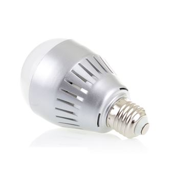 Coluna Bluetooth DAM WJL5A com Design de Lâmpada com Iluminação + APP - Prateado - 1