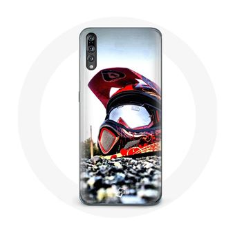 Capa Maniacase para Huawei P20 Pro Casque Motocross - 1