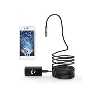 Endoscópio F+ | Wifi | Bateria | Câmara | Impermeável | 5.5mm | Rígido | Android / IOS - 1