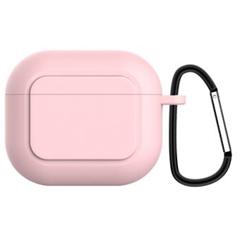 Capa silicone com fivela de pendurar, rosa Magunivers para AirPods 3 - 1