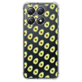 Capa de Silicone TUMUNDOSMARTPHONE anti-choque para Xiaomi 14T 5G design desenhos de abacate - 1