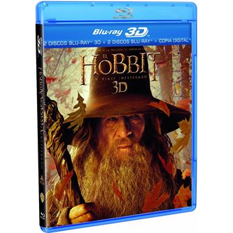 The Hobbit: An Unexpected Journey (3D + 2D) / Hobbit: Un Viaje Inesperado (4Blu-ray)