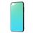 Capa TPU vidro de cor gradiente azul-ciano para Apple iPhone 8 Plus/7 Plus_2