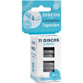 Discos para Caderno Ingeniox 66144008 - Cinza - 1
