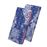 Capa Magunivers Pu Decoração com Pontos de Luz Padronizada com Suporte Magnético Padrão Floral para Samsung Galaxy A31_0