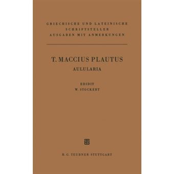 T. Maccius Plautus Aulularia - Paperback / softback - 1983 - 1