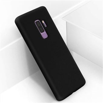 Capa Avizar de Silicone para Samsung Galaxy S9 Plus Semirrígida Mate Suave Preto - 1