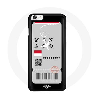 Capa Maniacase para Iphone 6 Bilhete de Avião Mônaco - 1