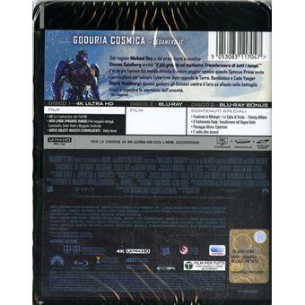 Transformers O Filme - 4K Ultra HD + Blu-ray - Michael Bay - Blu-ray -  Compra filmes e DVD na