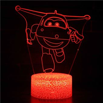 Lâmpada 3D HSMY | Infantil | Multicolorido com Controlo Remoto | Super Wings | 623 - 1