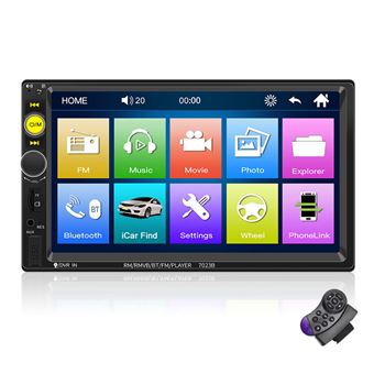 Autorrádio DUDAO 7023B2 | 7" | MP5 | 2-DIN | BLUETOOTH | WIFI | USB | FM | GPS | 60W | Preto - 1