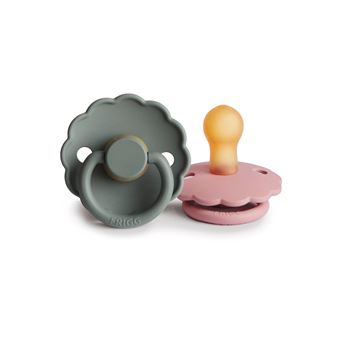 Pack Chupeta Frigg Daisy French Gray/ Baby Pink | 2 un. - 1