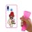 Capa Hapdey para Samsung Galaxy A40 2019 Design Pug Bebé Have a Sweet Christmas em Silicone Flexível e TPU Cor-de-Rosa_3