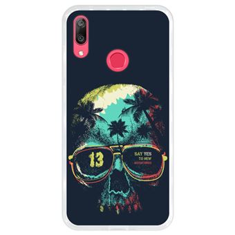 Capa Hapdey para Huawei Y7 2019 - Y7 Prime 2019 Design Caveira Say Yes to New Adventures em Silicone Flexível e TPU