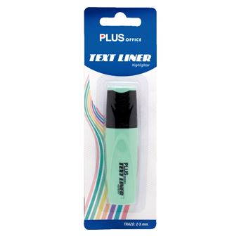 Marcador Fluorescente Plus Text Liner - Verde Pastel - 1