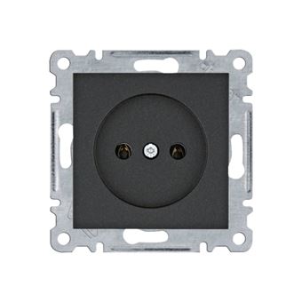 Tomada 2P Preto Lumina Hager - WL1013 - 1